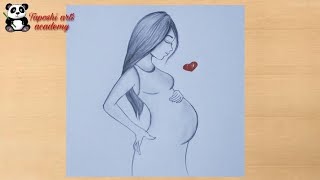 Pencil drawing of mother feeling towards Baby pencil drawing of Baby [upl. by Xonnel]