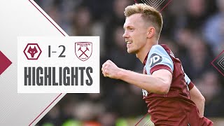 Wolves 12 West Ham  WardProwse Scores From Corner To Give Hammers Win  Premier League Highlights [upl. by Todhunter]