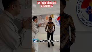 Ketika Raffi di maragi Mas WAPRES gibran pergi gak di kasi ijin [upl. by Annovaj]