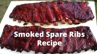 Spare Ribs Recipe  How To Smoke Spare Ribs [upl. by Deehsar]