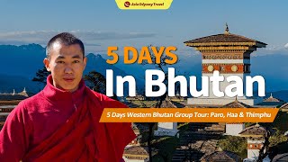 How to Plan a Trip to Bhutan 5 Days Western Bhutan Tour  Travel Itinerary [upl. by Enivid300]