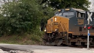 Southbound Autorack Clears Gateless Crossing Chapel Hill TN [upl. by Nylirahs150]