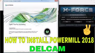 How to Install Delcam POWERMILL 2018 Windows 7 64 BIT AUTODESK [upl. by Anipsed585]