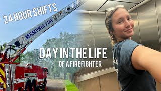 Day In The Life of a FireFighter  24 hour shifts Vlog [upl. by Calabrese]