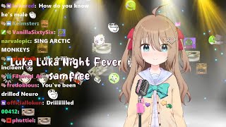 Neurosama Sings quotLuka Luka Night Feverquot by samfree [upl. by Row]