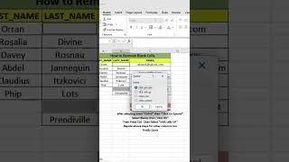 How to Remove blank cells in excel rameshbarlavlogs [upl. by Ripley]