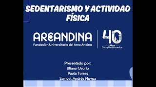 revision al articulo sedentarismo y actividad fisica [upl. by Nesilla]