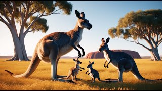 Mama Kangaroo  Combined Story amp Song  Kids Song  Children Song  Singalong [upl. by Imnubulo]