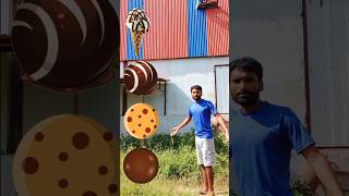 Circle Chocolate To Ice cream chocolate birthday cake  Cadbury with talking 😍😋 funny shorts [upl. by Emil457]