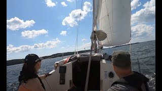 Sailing in Finland Just sailing Ohlson 29 [upl. by Brunk]