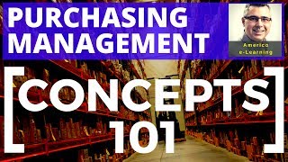 Lesson 1  Purchasing management  concepts 101  Learn main concepts in corporate purchasing [upl. by Hungarian]