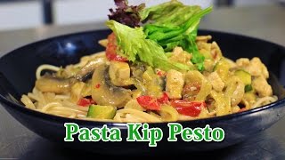 Recept Pasta kip pesto  Koken met Mo Academy [upl. by Ina366]