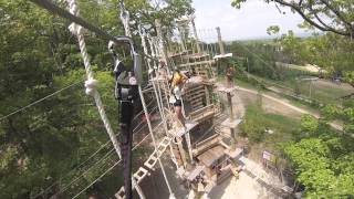 High Ropes Obstacle Course GoPro [upl. by Ainwat270]