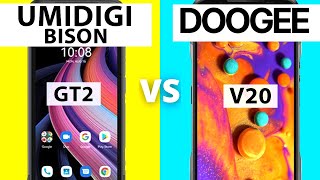 Doogee V20 vs Umidigi Bison GT2 Pro  Which is the Best Rugged Phone [upl. by Barby]