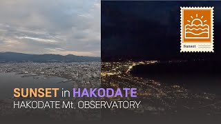 TIME LAPSE Hakodate night view known as one of Japan’s three greatest night views [upl. by Yentruoc]