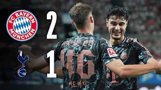 Thrilling battle in Seoul  FC Bayern vsTottenham Hotspur 21  Highlights 🇰🇷 [upl. by Evante]