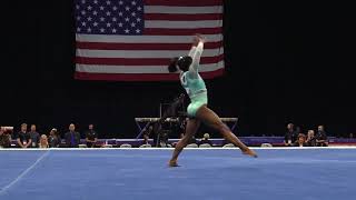 Simone Biles – Floor Exercise – 2018 US Gymnastics Championships – Senior Women Day 2 [upl. by Lenrad]