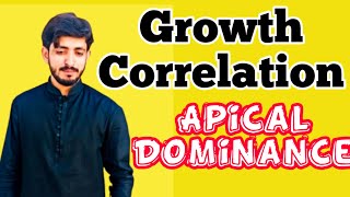 Growth Correlations in plants  Apical dominance  Biology 12th Chapter 19 [upl. by Adiaz]