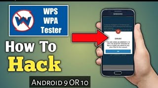 WPS WPA Tester App Not Working in Android pie 90 version problem Solved [upl. by Llertnov]