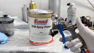 How to sand epoxy primer  Summit Racing DTM Epoxy Primer Review [upl. by Nikaniki861]