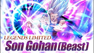 LEGENDS LIMITED GOHAN BEAST LF GAMEPLAY BLUE CARD ULTIMATE  PREVIEW  DRAGON BALL LEGENDS [upl. by Remsen]