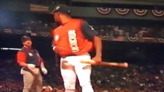 Pedro Martinez Steals Mark McGwires Bat Away From Him [upl. by Enelaj330]