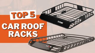 Best 5 Car Roof Rack Cargo Carrier in 2023 [upl. by Rida490]