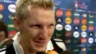 Spain celebrating Euro Cup 2008 behind Schweinsteiger [upl. by Phylys514]