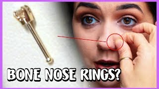 How to Put In a Bone Nose Ring [upl. by Manus500]