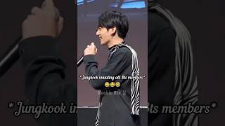 Jungkook imitating all Bts members so funny 🤣KookieBtsst2xx bts jungkook shortsfeed shorts [upl. by Mani]