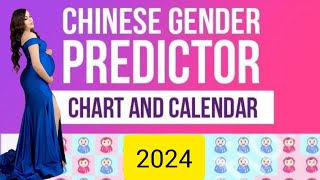 Chinese Calendar 2024 For Gender Prediction l How to predict a babys Gender from Chinese Calendar [upl. by Ahsinert552]