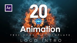 20 Free Amazing Intro Logo After Effects Template [upl. by Aromas]