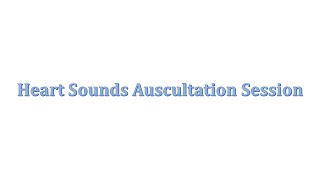 Heart Sounds Auscultation Session  Dr Hassan Habeeb [upl. by Dame]