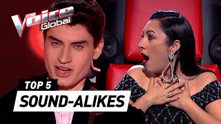 MINDBLOWING SOUNDALIKES in The Voice [upl. by Godiva]