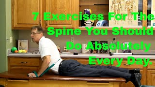 7 Exercises For The Spine That You Should Do Absolutely EVERY Day [upl. by Eckart]