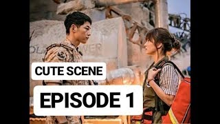 DESCENDANTS OF THE SUN CUTE SCENE EP 01 SUB INDO [upl. by Emylee]