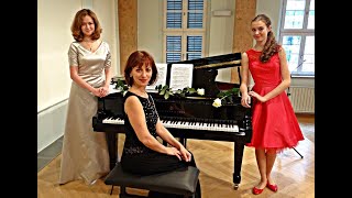 Bach  Trio Sonata  Ekaterina Kornishina flute Maria Andreeva violin concert in Leipzig [upl. by Mack]