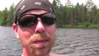 Camping in Ontario Silvry Moon Lodge Camping Trip  Part 4 Food Northern Water Snake [upl. by Mixam]