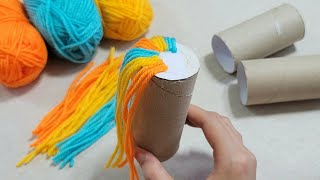 Amazing Idea Transforms into useful items using discarded toilet tissue roll DIY Upcycle Hack [upl. by Karame]