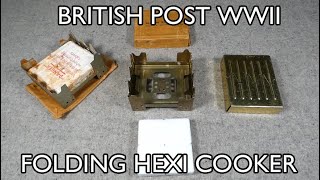 British Post WWII Folding Hexamine Cooker [upl. by Gracia185]