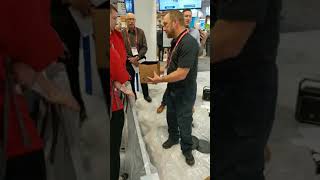 Live TritoFlex 2K Demonstration  Intl Roofing Expo 2019 [upl. by Senalda]