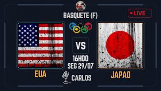 ESTADOS UNIDOS X JAPÃO AO VIVO BASQUETE FEMININO OLIMPÍADAS 2024 BASQUETE OLIMPÍADAS AO VIVO [upl. by Giulia140]