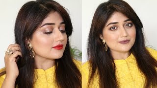 Indian Festive Makeup Tutorial  corallista [upl. by Novyert]