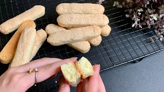 Savoiardi Lady Fingers Recipe [upl. by Ahsinrats64]