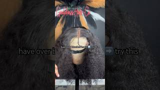 The perfect method for a crisp part‼️ wigtutorial wigmakers [upl. by Liakim]