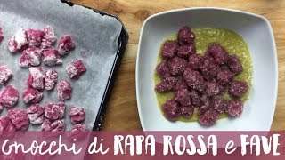 Gnocchetti di RAPA ROSSA e FAVE [upl. by Leamaj]