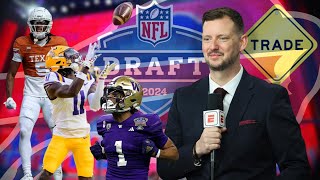 Bills DRAFT talk with ESPNs MATT MILLER Wide receivers TRADE SCENARIOS and More WIDE RECEIVERS [upl. by Ynaffat]