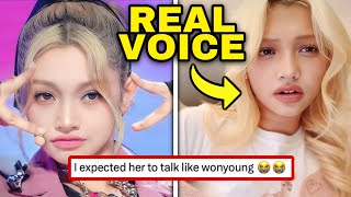 UNIS’ Gehlee goes viral for unexpectedly talking voice kpop [upl. by Paolo]