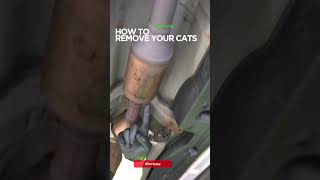 How to Cut Catalytic Converters The Right Way Shorts [upl. by Maxima518]