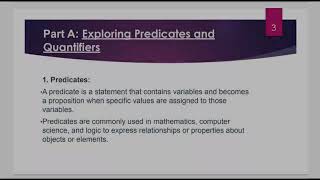 PREDICATES AND QUANTIFIERS [upl. by Imis76]